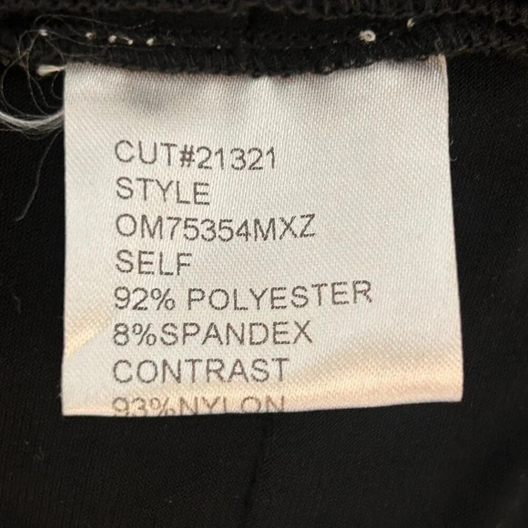 Tadashi Collection Black Illusion Mesh Yoke Pleated Matte Jersey Formal Dress - Picture 7 of 9